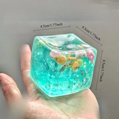 Ocean Squishy Sensory Fidget Cube