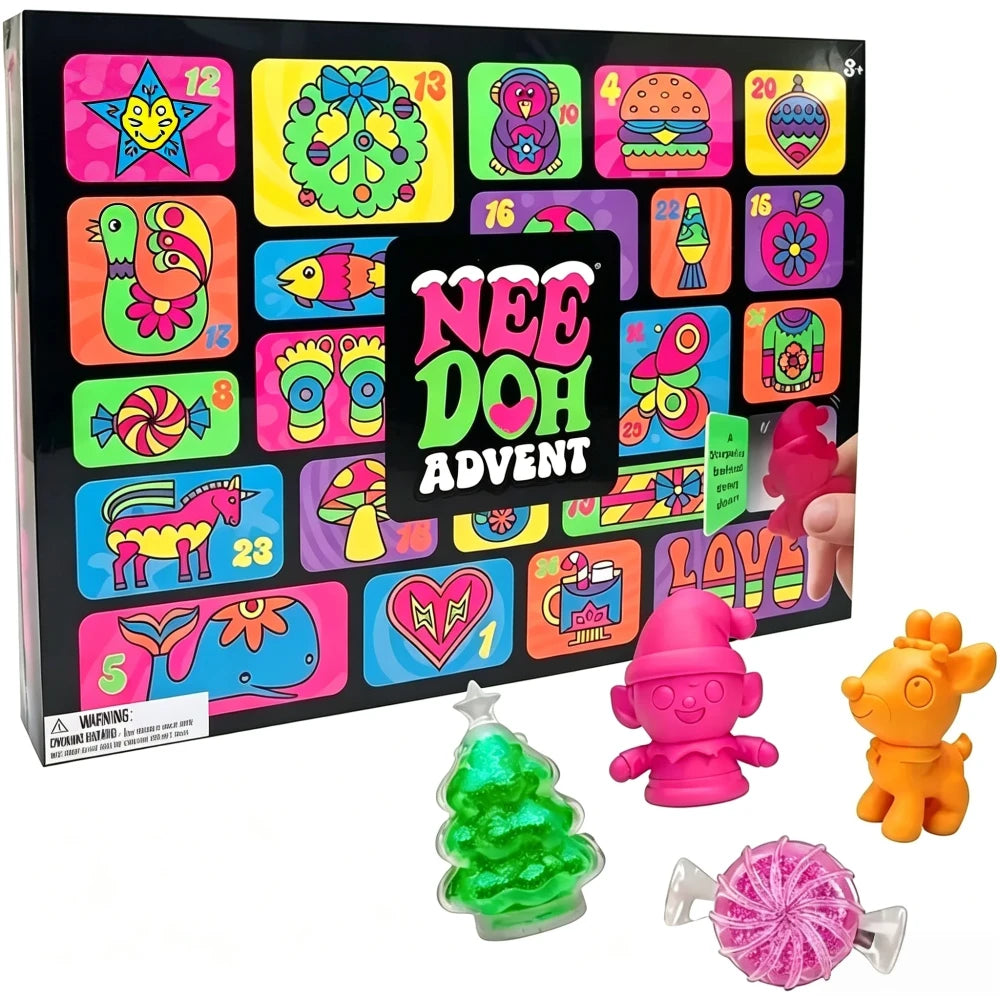 24-Day Christmas Squishy Toy Advent Calendar