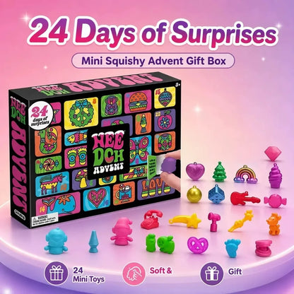 24-Day Christmas Squishy Toy Advent Calendar