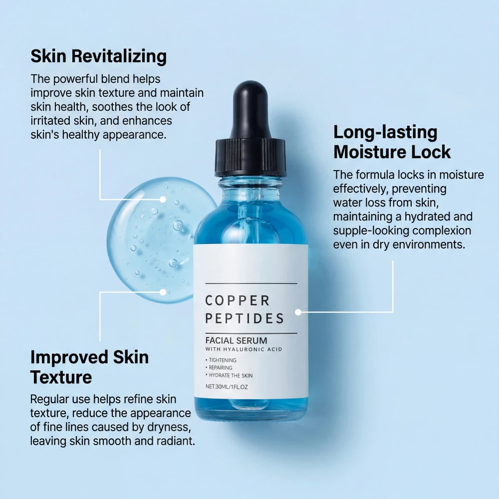 Copper Peptides Titanium Hyaluronic Acid Serum