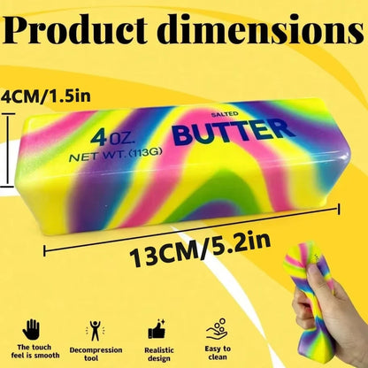Butter Stick Squishy Fidget Toy