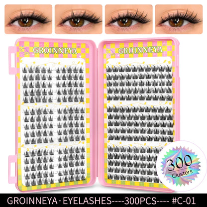 Natural-Look Cluster Eyelash Extensions