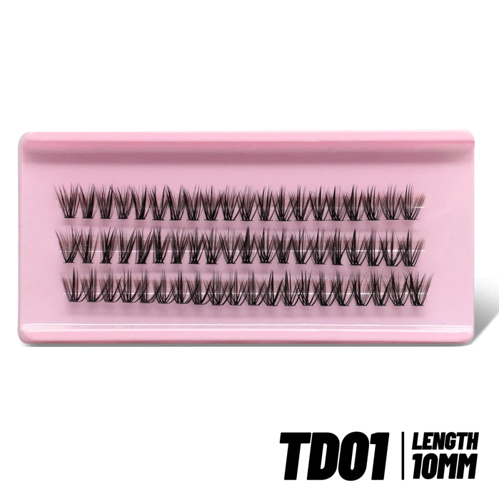 Natural-Look Cluster Eyelash Extensions