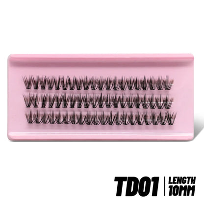 Natural-Look Cluster Eyelash Extensions