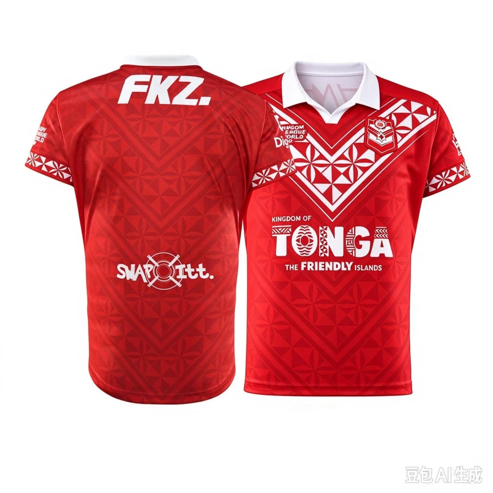 Tonga Rugby League Home Jersey