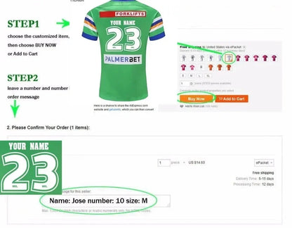 Australian Kangaroos Home Rugby Jersey